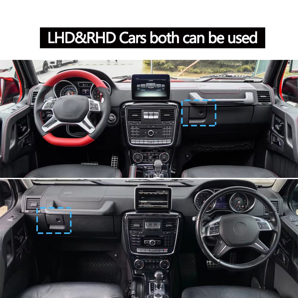 Car Passenger Side Glove Box Handle Storage Box Handle Lock Latch Cover For Mercedes Benz G Class W463 2004-2018
