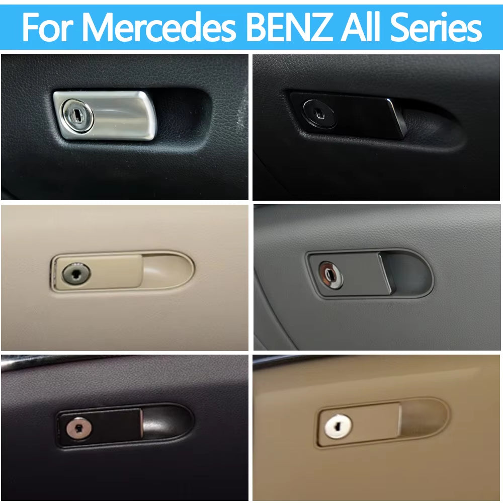 Car Glove Box Switch Handle Lock Cylinder For Mercedes BENZ All Series W204 W205 W251 W221 W176 W166 W212 W207 GLK204 W218 W213