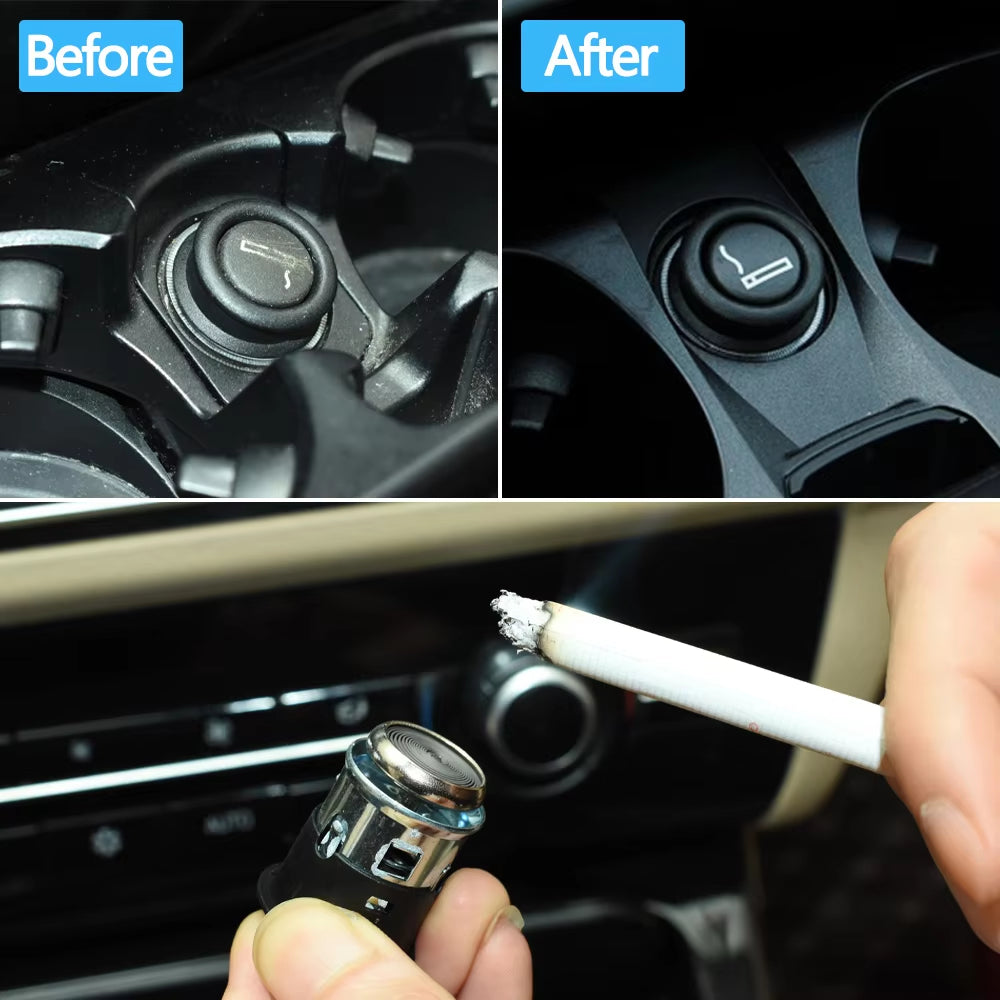 Car Universal Cigarette Lighter Metal Cigar Element Socket For BMW All Series 1 2 3 4 5 6 7 X1 X2 X3 X5 X6 Z3 61349308246