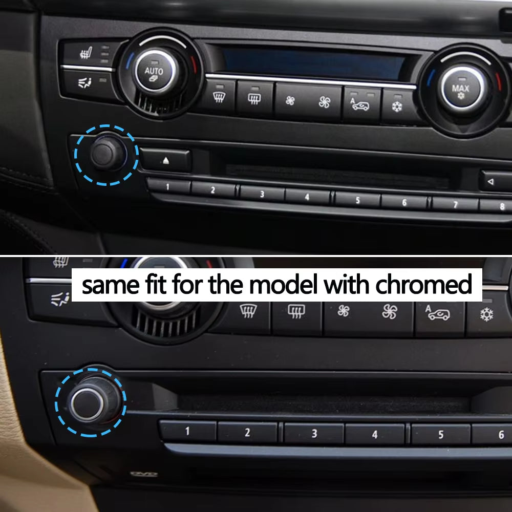 Car Infotainment Computer Button SAC SUV Button Volume Rotary Audio Knob Switch Buttons For BMW X5 X6 E70 E71 E72 2007-2013