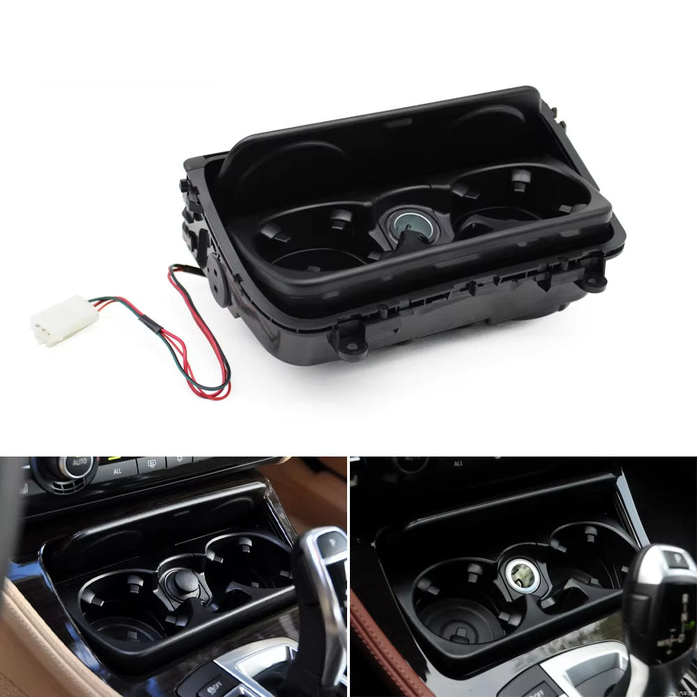 LHD RHD Car Front Center Console Drink Water Cup Holder Assembly For BMW 5 Series F10 F11 F10LCI F11LCI 520 523 525 528 530 535
