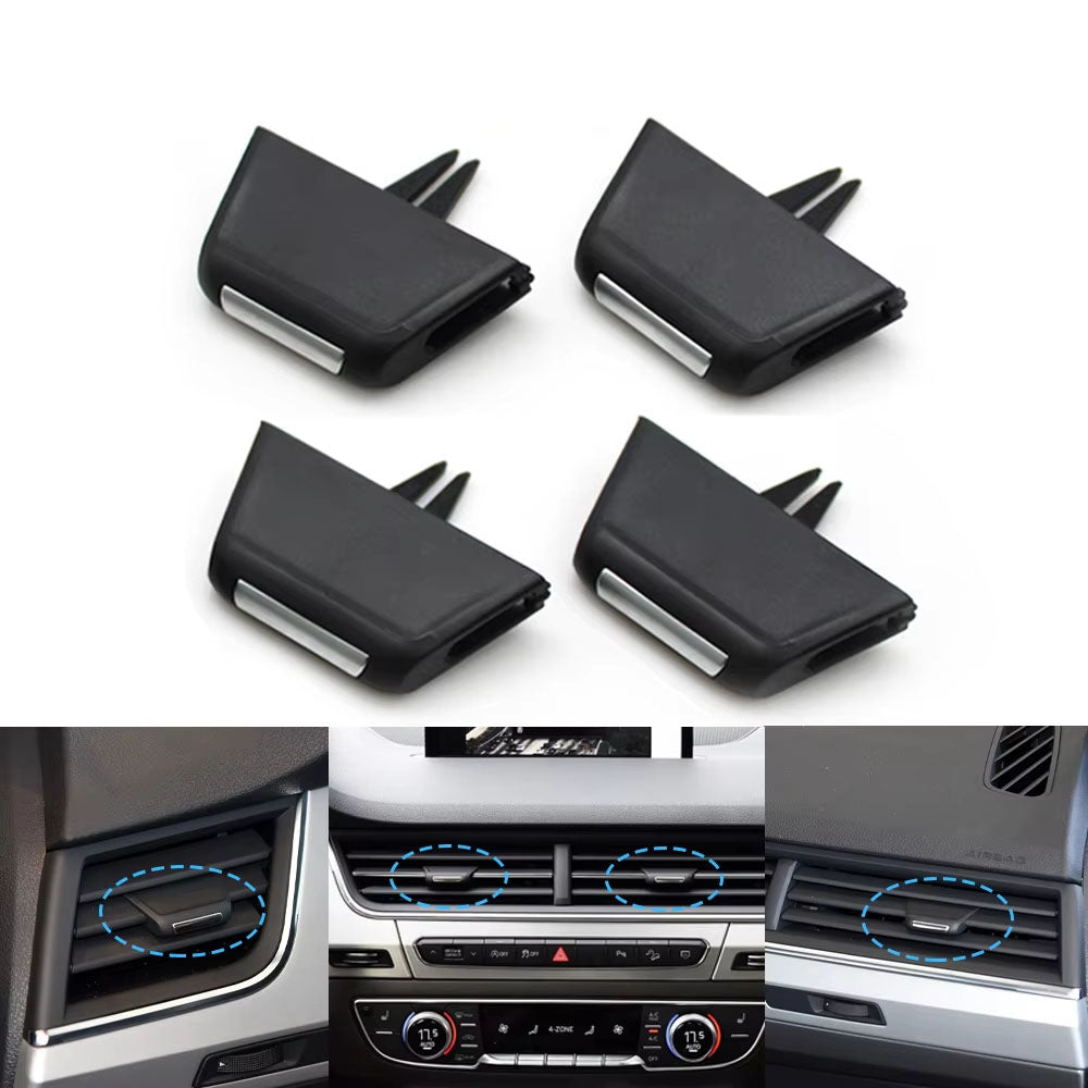 1/2/3/4PCS Car Front Air Vent Grille AC Tab Clip Slider Repair Kit For Audi Q7 2016 2017 2018 2019