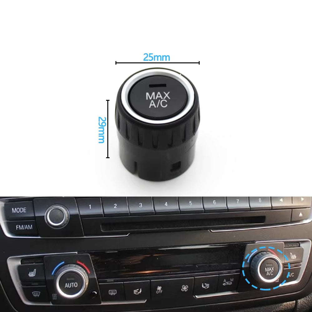 AC Heater Climate Control Switch Button Radio Volume Knob Cover For BMW 1 2 3 4 M4 Series F20 F21 F22 F87 F30 F31 F34 F32 F36