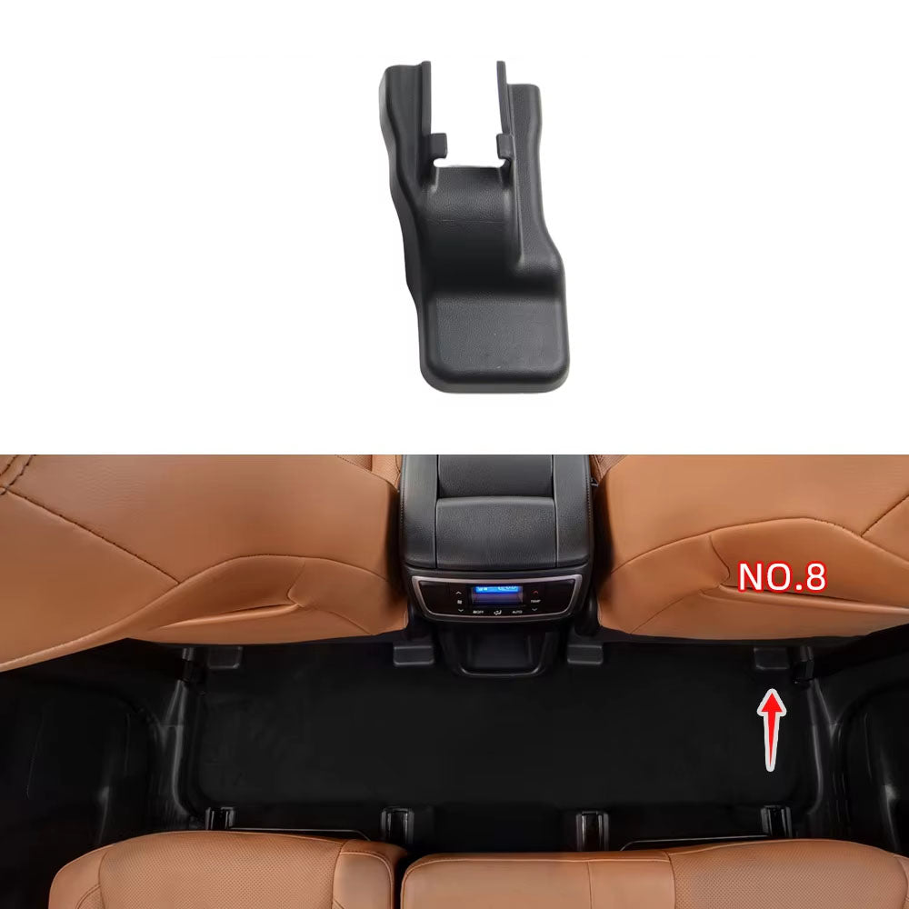 Car Front Row Seat Track Cover Cap For Toyota Highlander XU70 2015-2021 Seat Rail Protection Trim Auto Interior Accessories