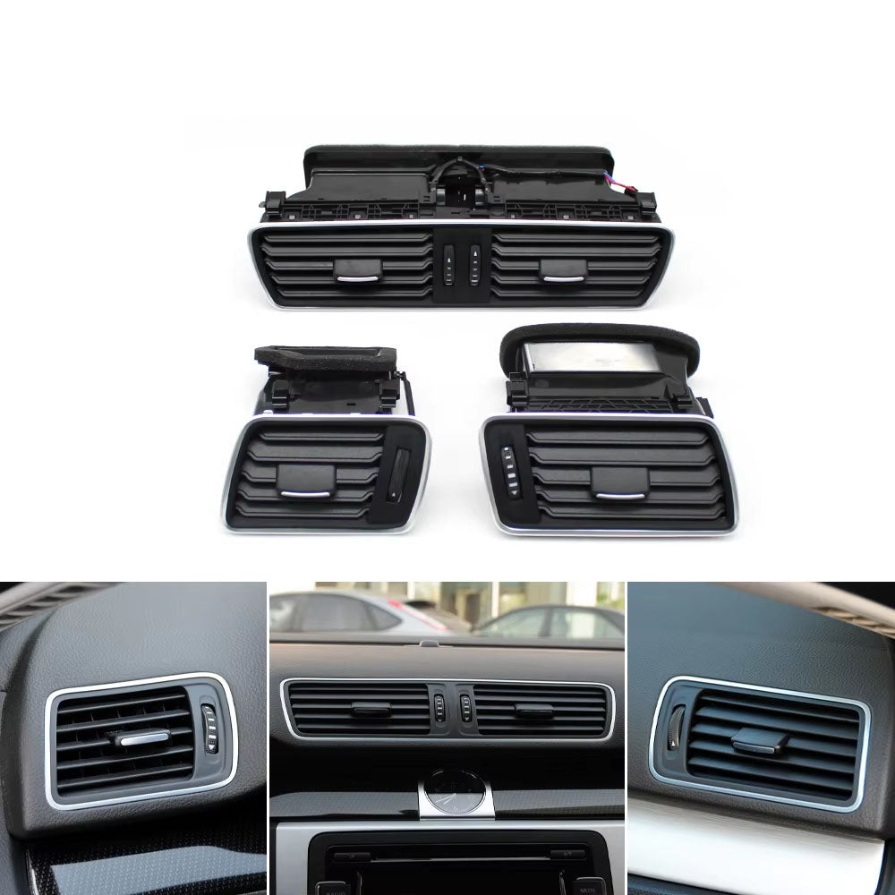 Car Air Conditioning Left Right Central AC Vent Outlet Assembly For VW Passat B6 B7 CC R36 3AD819728A,3AD819701A