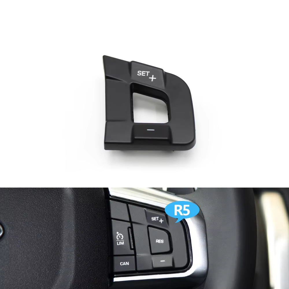 Car Steering Wheel Button Multi-function Control Switch Buttons Cover For Land Rover Discovery Sport 2015-2019