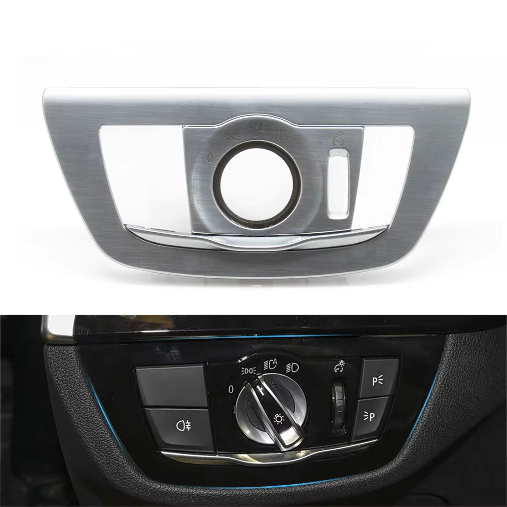 Car HeadLamp Rotary Foglight Button Headlight Switch Cover Panel For BMW 5 6GT Series G30 G31 M5 F90 G32 2017-2022