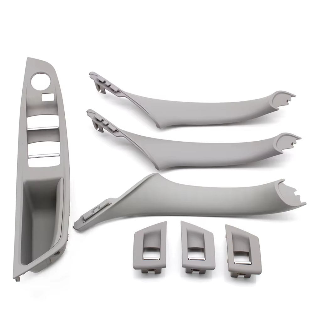 LHD Car Interior Armrest Door Handle Panel Inside Trim Cover Set For BMW 5 Series F10 F11 F18 520i 523i 525i 528i 535i