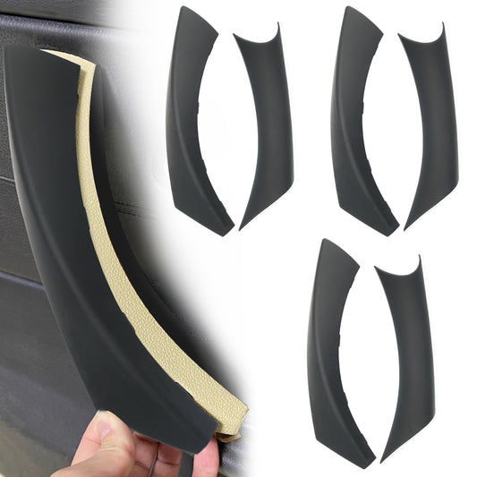 Carbon Fiber ABS Inner Interior Door Panel Pull Handle Cover for BMW E90 325i 328i 335i 330i 2006 2007 2008 2009 2010 2011