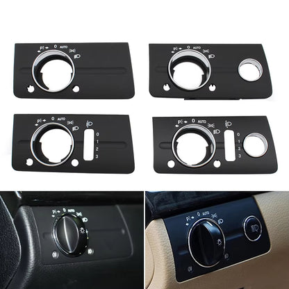 LHD RHD Front Dashboard Headlight Lamp Switch Cover Trim Replacement For Mercedes Benz W211 E Class 320 350 550 2003-2008