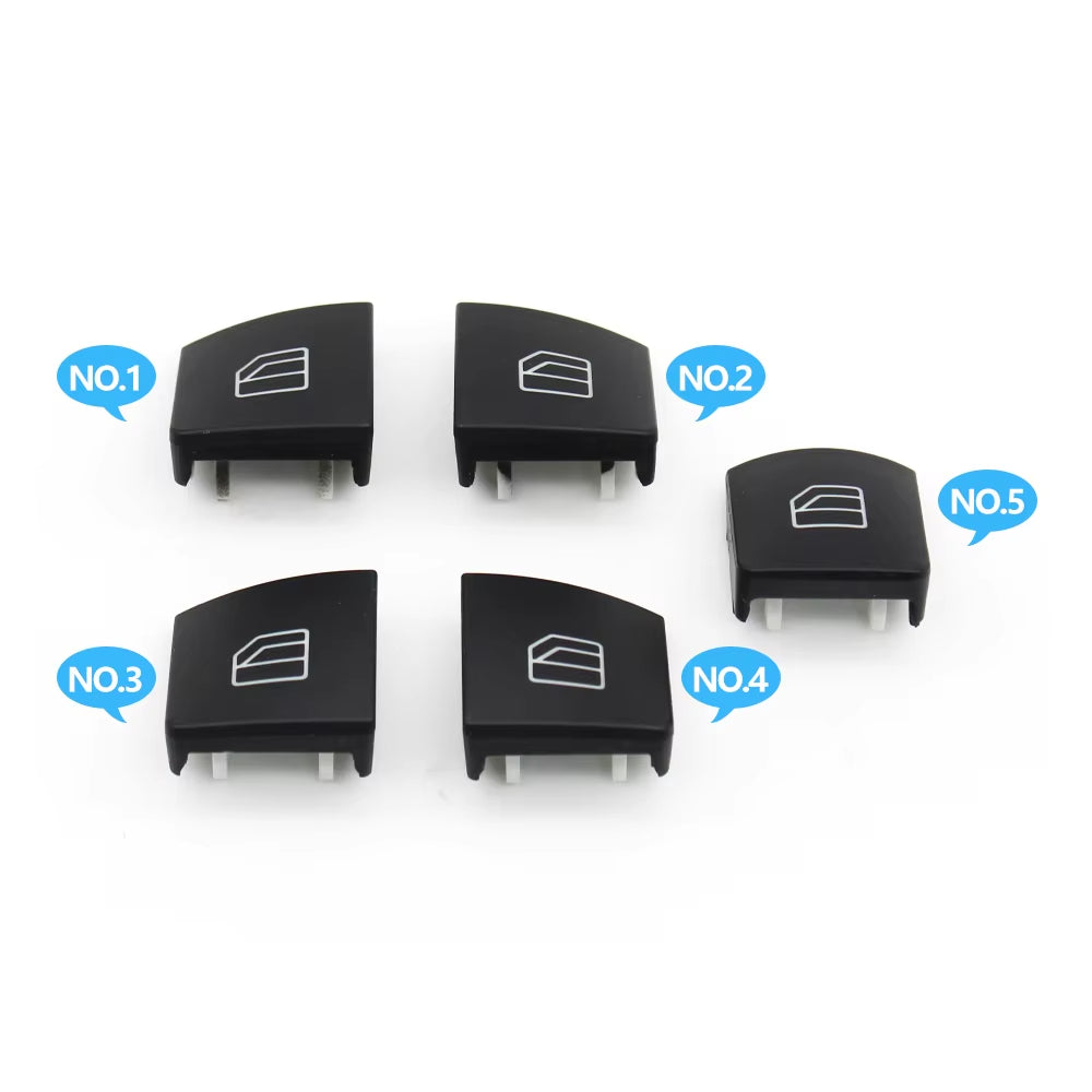 Car Window Switch Button Cover Cap Replacement For Mercedes Benz A B C E GLK GLA CLA W176 W246 W204 W212 X204 W156 W117