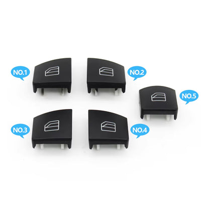 Car Window Switch Button Cover Cap Replacement For Mercedes Benz A B C E GLK GLA CLA W176 W246 W204 W212 X204 W156 W117
