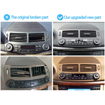 Front Dashboard Air Conditioning AC Vent Grille Cover Panel For Mercedes Benz E Class W211 2003-2008 E200 E230 E260 E280 E300
