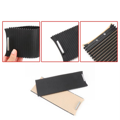 Center Console Cover Slide Roller Blind Cover Cup Holder Pull Curtain For VW Golf 5 6 MK5 MK6 Jetta 5 EOS Scirocco R 5KD862531
