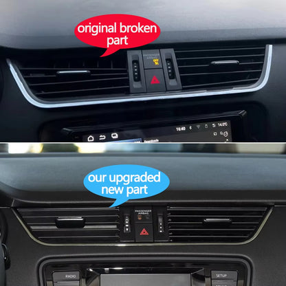 Car Middle Left Right Air Vent Central AC Vent Grille Panel Cover For Skoda Octavia 3 A7 5E MK3 2015-2021 5E0820951C,5E0820951D