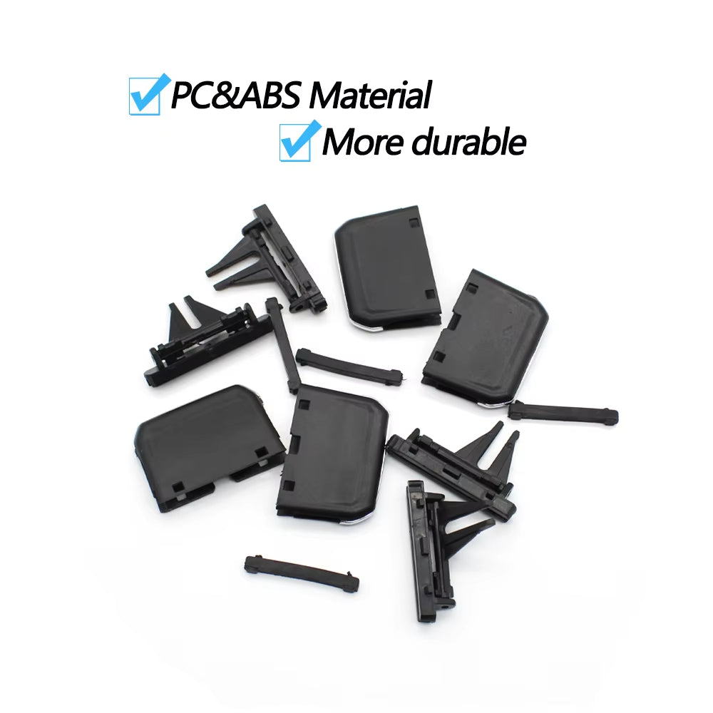 Car Front Air Conditioning AC Vent Toggle Piece Outlet Card Clip Wind Direction Plectrum Knob For VW Volkswagen Tiguan 2017-2022