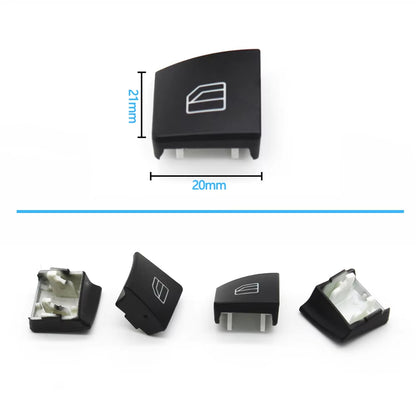 Car Window Switch Button Cover Cap Replacement For Mercedes Benz A B C E GLK GLA CLA W176 W246 W204 W212 X204 W156 W117