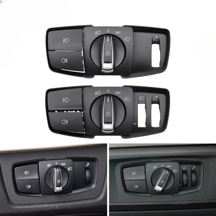 HeadLamp Rotary Foglight Button Headlight Switch Cover Panel For BMW 1 2 3 4 Series F20 F45 F30 F31 61319265300