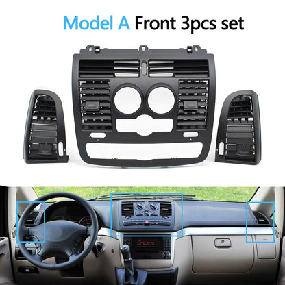 Car AC Vent Grille Left Right Central Air Vent Outlet Cover Panel For Mercedes Benz Vito Viano W636 W639 2004-2015