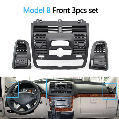 Car AC Vent Grille Left Right Central Air Vent Outlet Cover Panel For Mercedes Benz Vito Viano W636 W639 2004-2015