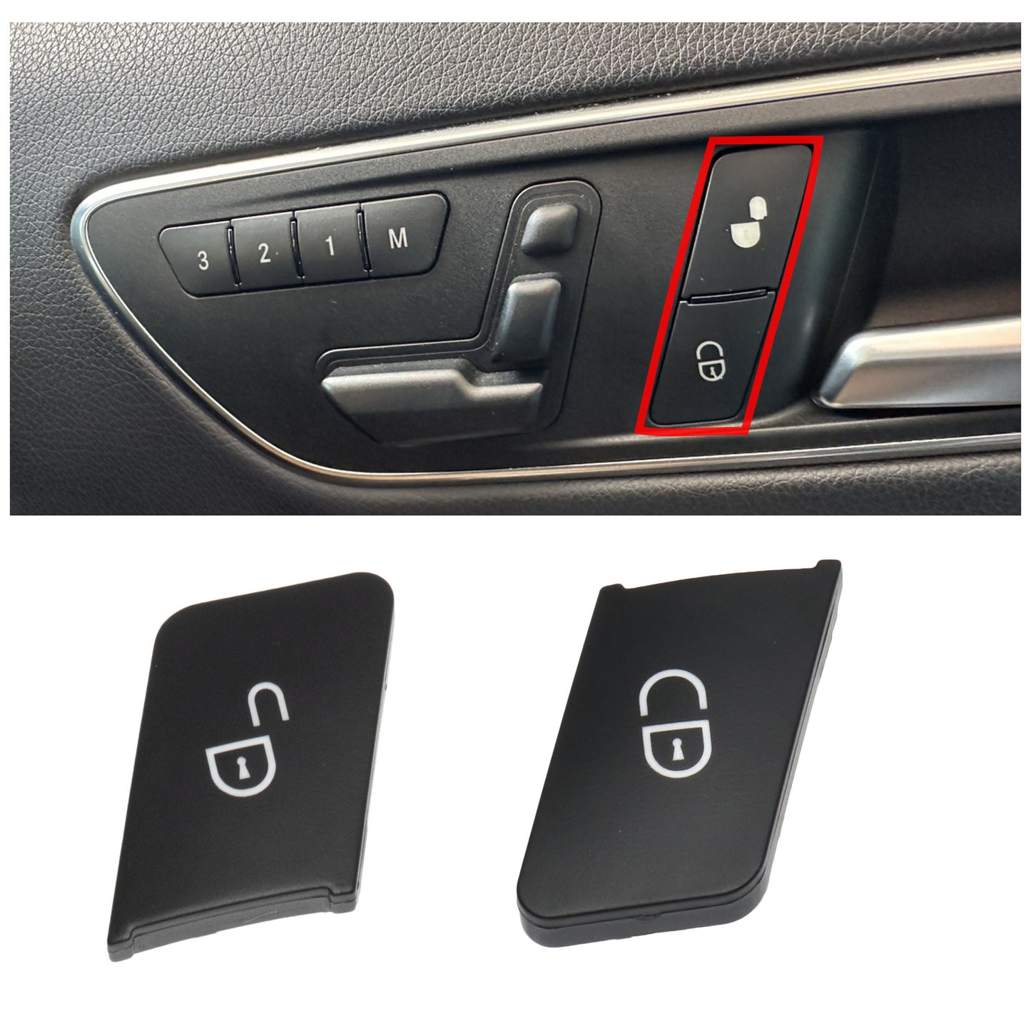 Benz W166/W246/W204/W117/W212/W218/X204/X204 door lock buttons