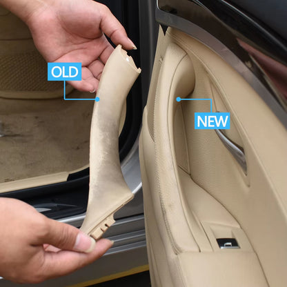 Grey Oyster Car Left Right Interior Door Inside Pull Handle Cover Trim For BMW 5 Series F10 F11 F18 520i 523i 525i 528i 535i