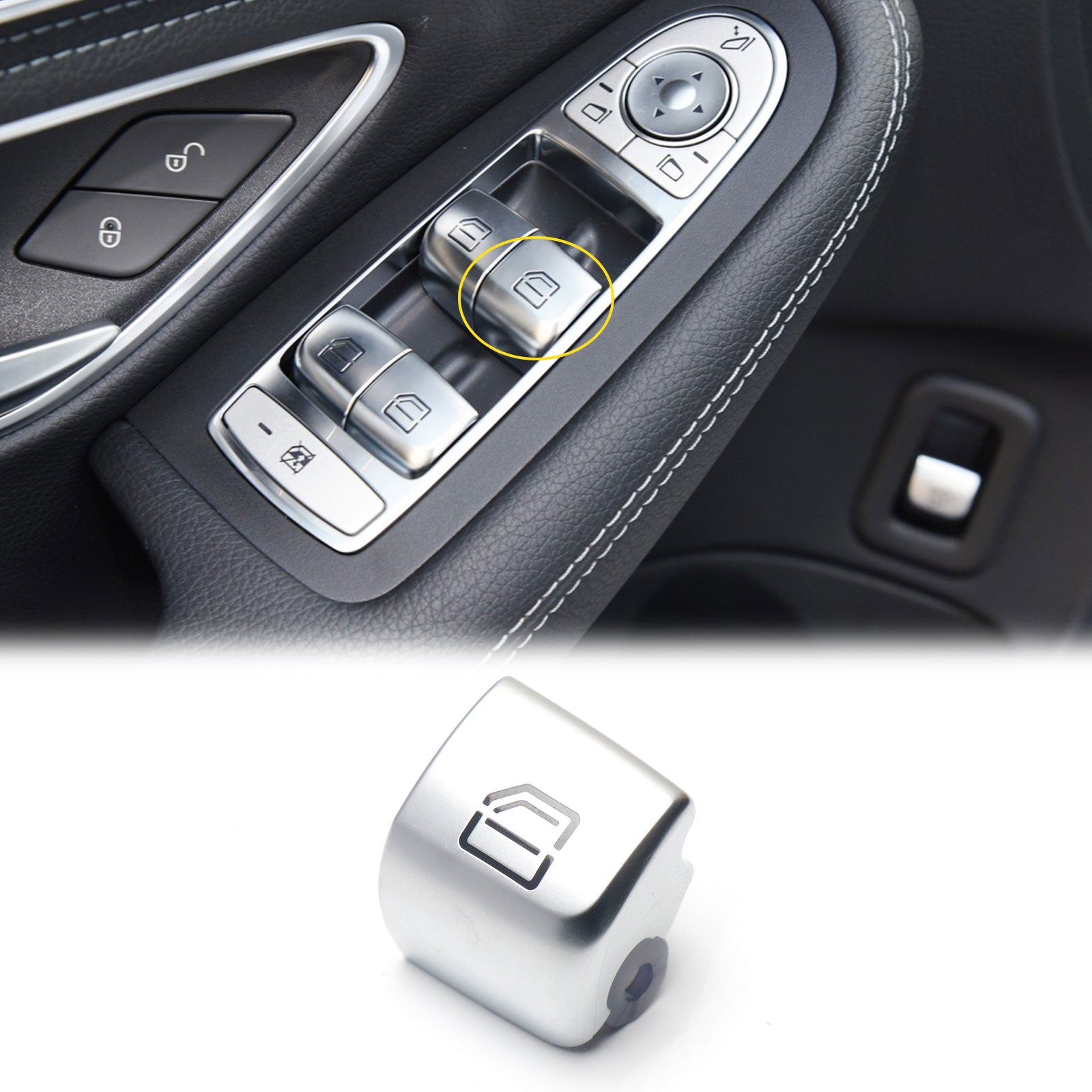 benz W205/W253 class interior window glass lifting switch button drive – BJ
