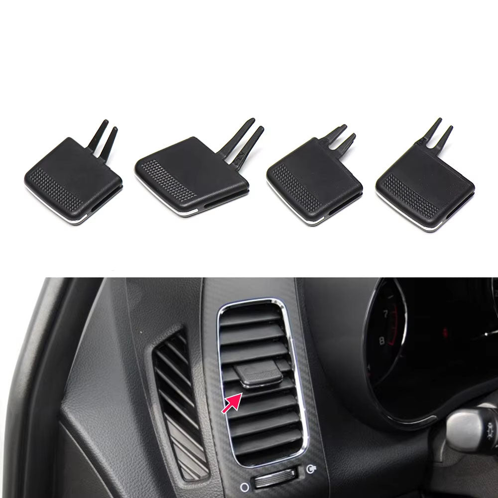Car Front Air Conditioning Vent Toggle Piece AC Outlet Card Clip Wind Wirection Plectrum Knob For Kia K3 2011-2018