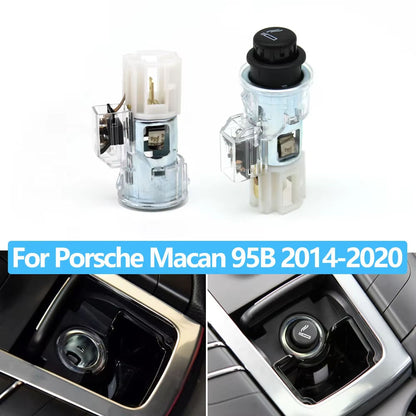 Car Interior Cigarette Lighter Socket Power Plug Replacement For Porsche Macan 95B 2014 2015 2016 2017 2018 2019 2020 95B857273