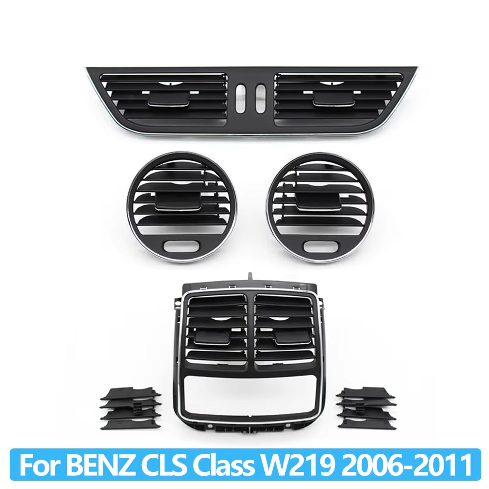 Car Central Left Right Rear AC Heater Air Vent Grille Outlet Panel Cover For Benz CLS W219 CLS55 CLS63 CLS350 CLS500 CLS550