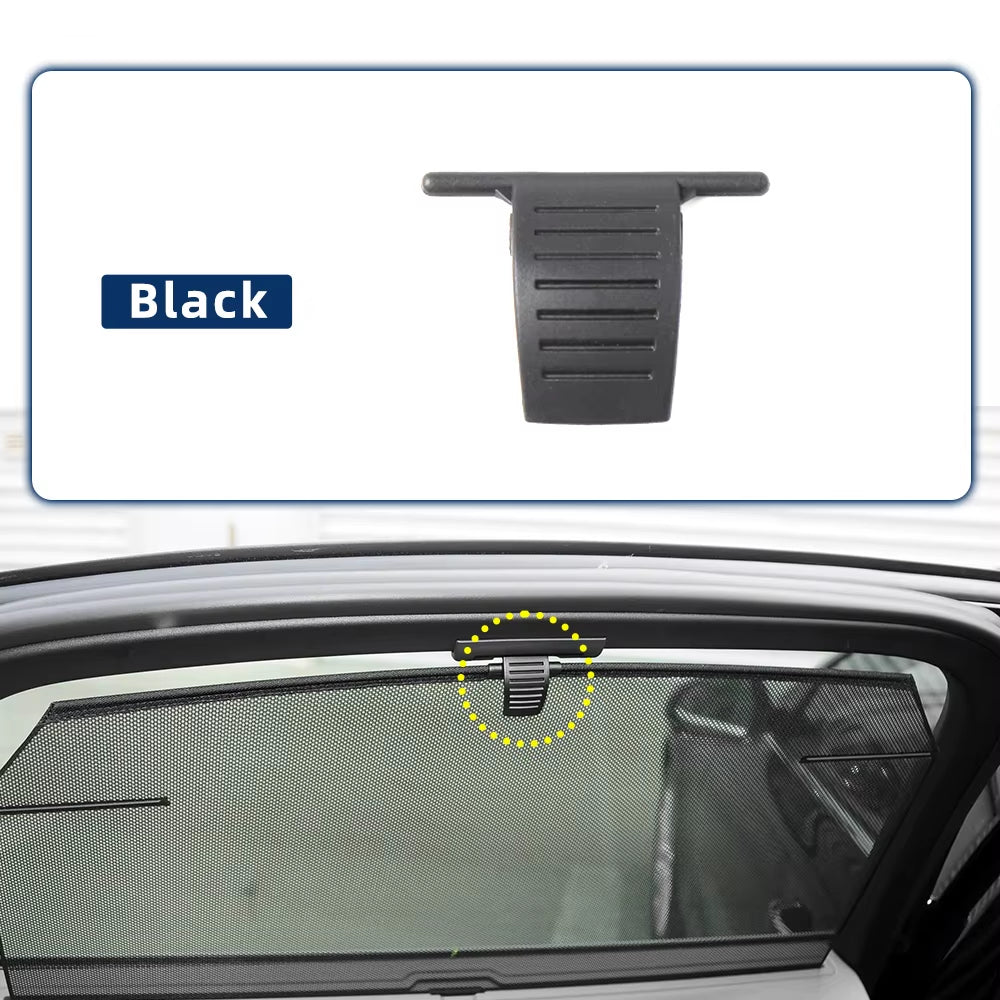 For Audi C7 Q5 2012-2018 1Pc Black Car Sunshade Curtain Buckle Hook Replacement 4GD861334 Clamp Window Curtain Lifting Lug Clip