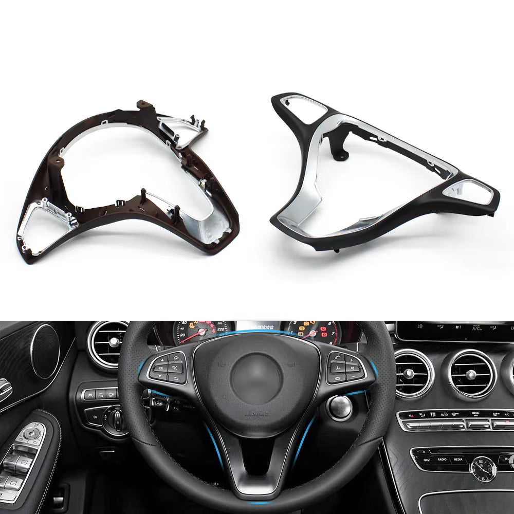 Car Central Armrest Drink Cup Holder Roller Shutter Frame Panel For Mercedes Benz W204 C C180 C200 C