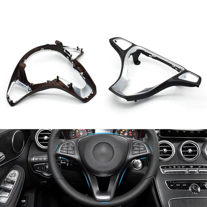 Car Central Armrest Drink Cup Holder Roller Shutter Frame Panel For Mercedes Benz W204 C C180 C200 C