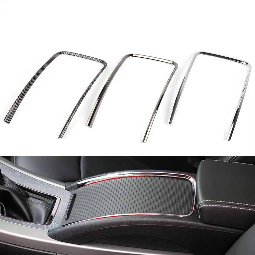 For Buick Lacrosse 2009-2013 Car Console Armrest Box Storage Box Electroplating Strip Water Cup Holder Strip Plating Trim Ring