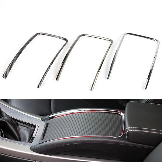 For Buick Lacrosse 2009-2013 Car Console Armrest Box Storage Box Electroplating Strip Water Cup Holder Strip Plating Trim Ring