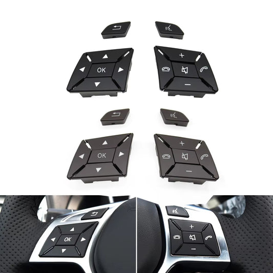 W204 Car Steering Wheel Switch Multi-functional Button For Mercedes BENZ C E A GLK Class X204 W212 W156 W246 W207 W117 W218