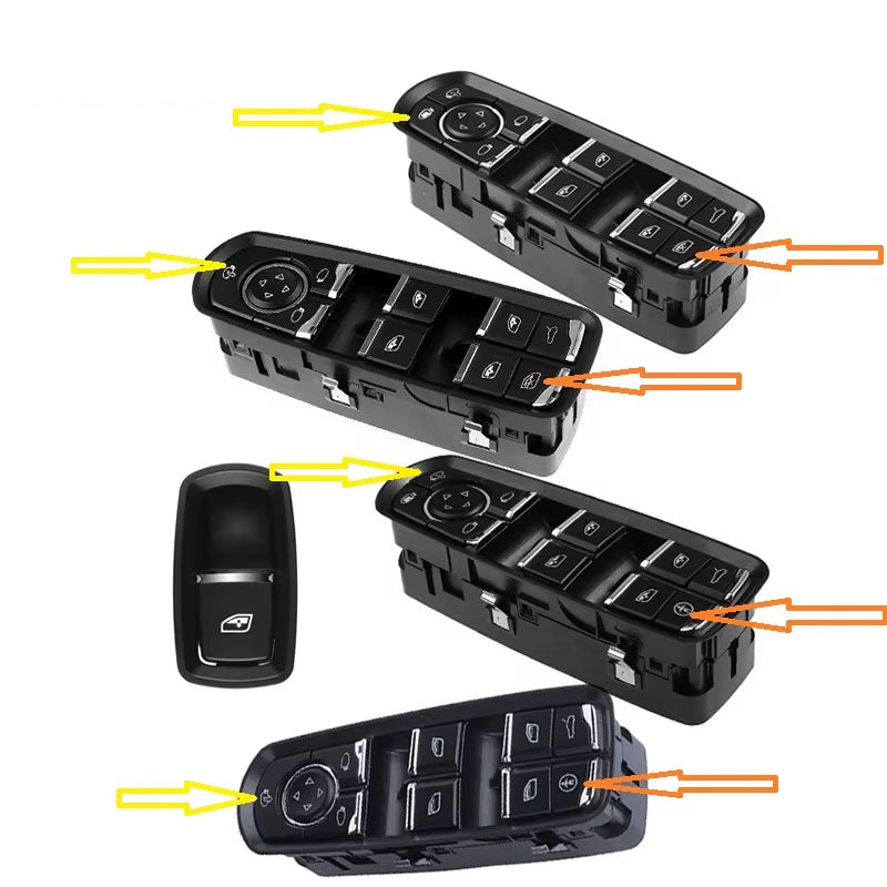 7PP959858AEDML Electric Power Window Switch Car 7PP959858RDML 7PP959858MDML Fit For Porsche Cayenne Macan Panamera 2011-2017