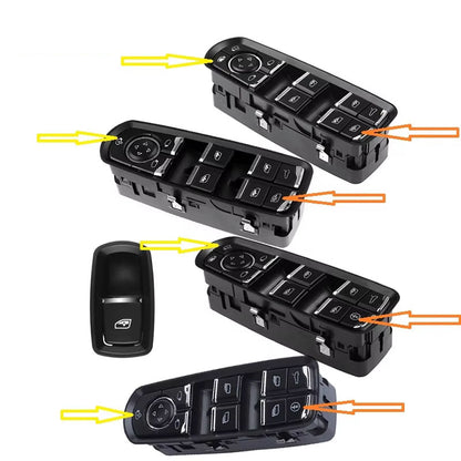 7PP959858AEDML Electric Power Window Switch Car 7PP959858RDML 7PP959858MDML Fit For Porsche Cayenne Macan Panamera 2011-2017