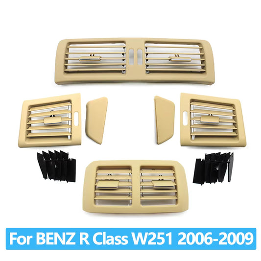 Interior Front Side Rear Air Conditioner AC Vent Grille Cover For Mercedes Benz W251 2006-2009 R300 R320 R350 R400 R500