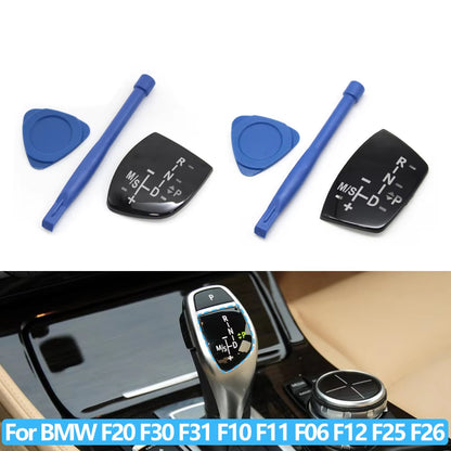 Car Gear Shift Knob Panel Gear Button Trim Cover M Sport Sticker For BMW 1 2 3 4 5 6 7 X3 X4 X5 X6 F20 F30 F31 F10 F11 F10 F11