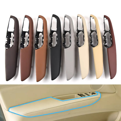 LHD Front Left Interior Door Handle Armrest Outer Frame Panel Replacement For BMW X5 X6 E70 E71 E72 2007-2013