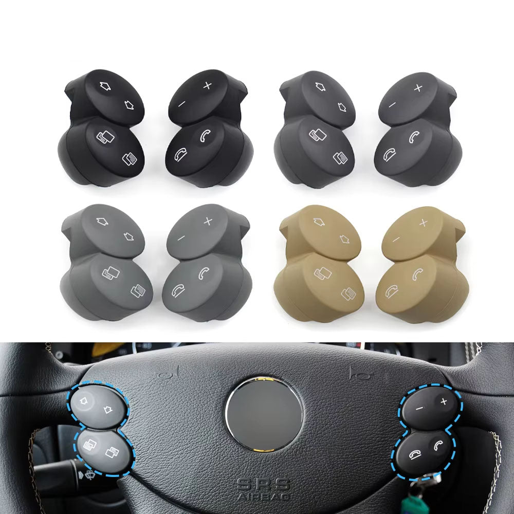 One Pair Car Left Right Multi-Function Steering Wheel Switch Control Buttons For Mercedes Benz E G CLS CLK W211 W463 W209 W219