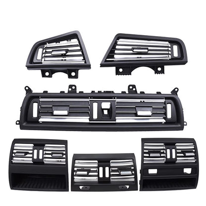 LHD RHD Full Chrome Air Conditioning AC Vent Grille Outlet Cover For BMW 5 Series F10 520 521 523 525 528 530