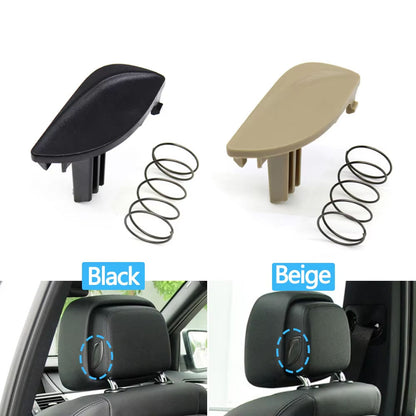 Car Front Seat Headrest Button Adjustment Switch Spring Cover For BMW 5 7 5GT X5 X6 Series F10 F11 F01 F02 F07 E70 E71 E72