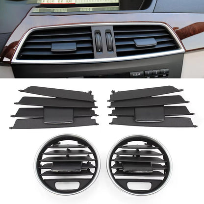 LHD RHD Front Central Dashboard Left Right Repair Kit AC Vent Grille Panel Cover For Mercedes Benz C Class W204 LCI 2011-2014
