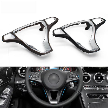 Car Steering Wheel Cover Trim For Mercedes Benz A B C CLA CLS W176 W246 W205 W117 W218 W213 C300 C63 CLS550 C180 C200 C260 B200