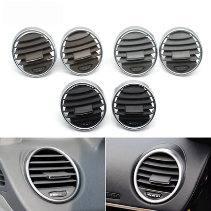 Car Front Dashboard Left Right Central AC Vent Grille Panel Cover For Mercedes Benz W164 M ML GL Class ML300 ML450 2005-2012
