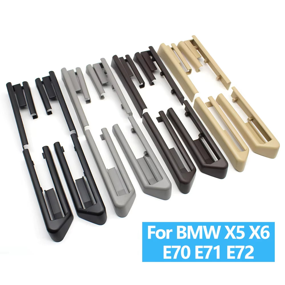 E70 E71 E72 LHD RHD Interior Car Front Seat Sliding Track Rail Trim Cover Replacement For BMW X5 X6 2007-2014