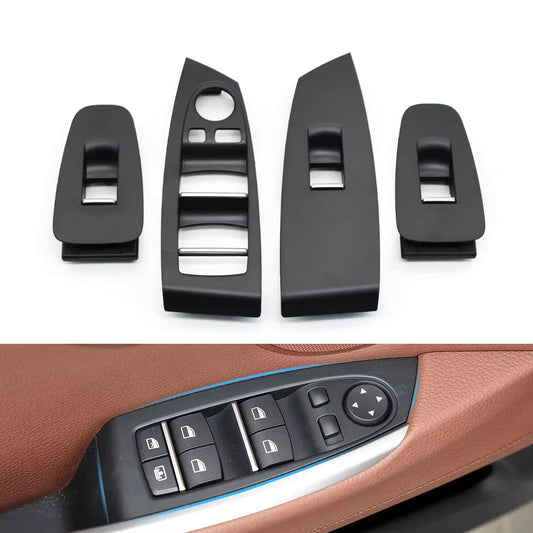LHD RHD Car Interior Front Rear Left Right Door Window Switch Cover Armrest Panel For BMW 5GT Gran Turismo F07 2010-2017