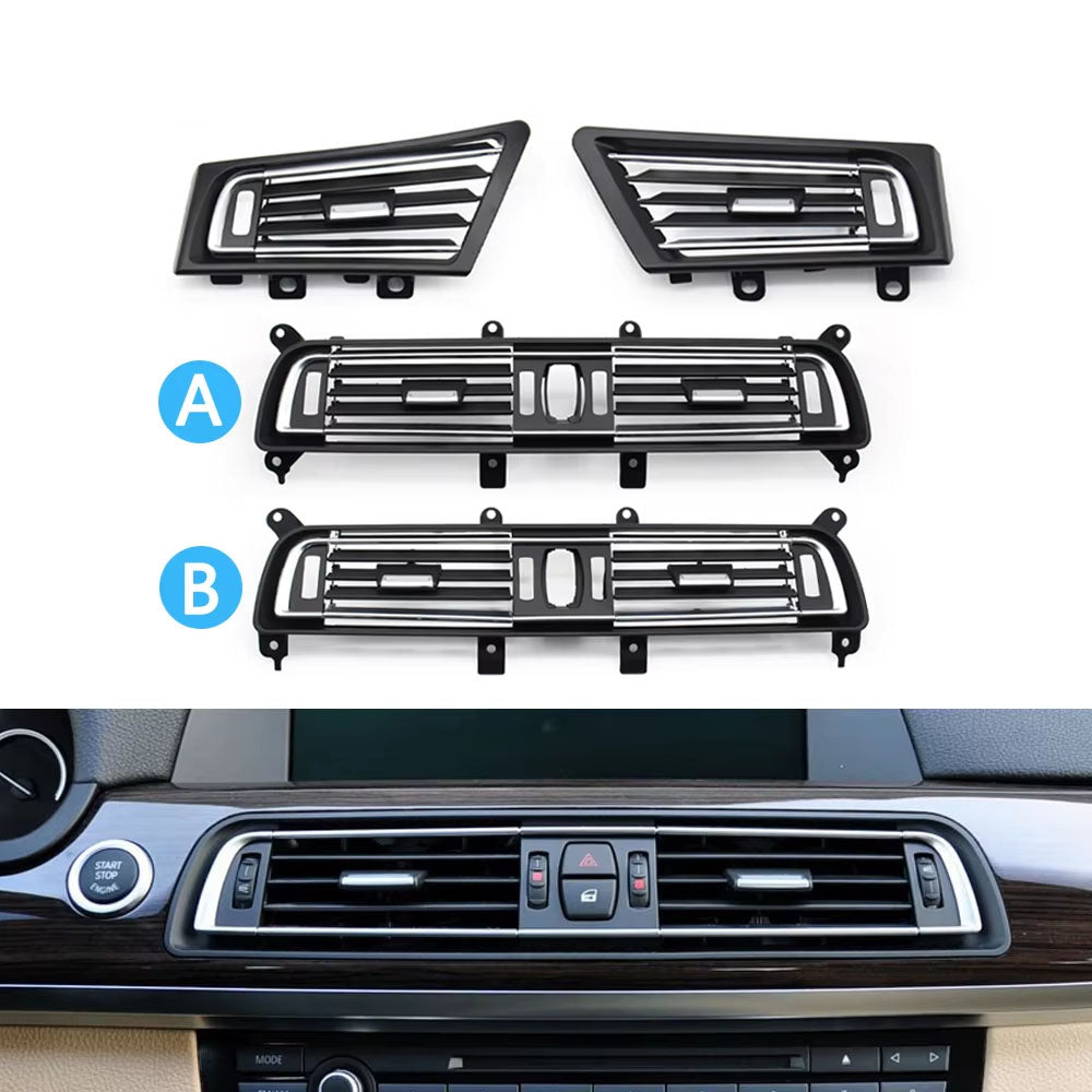 Car Front Console Central Left Right Air Conditioner AC Vent Grille Outlet Cover Panel For BMW 7 Series F01 F02 2009-2016